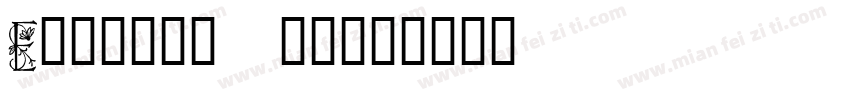 Eveleth 斜灯字体转换